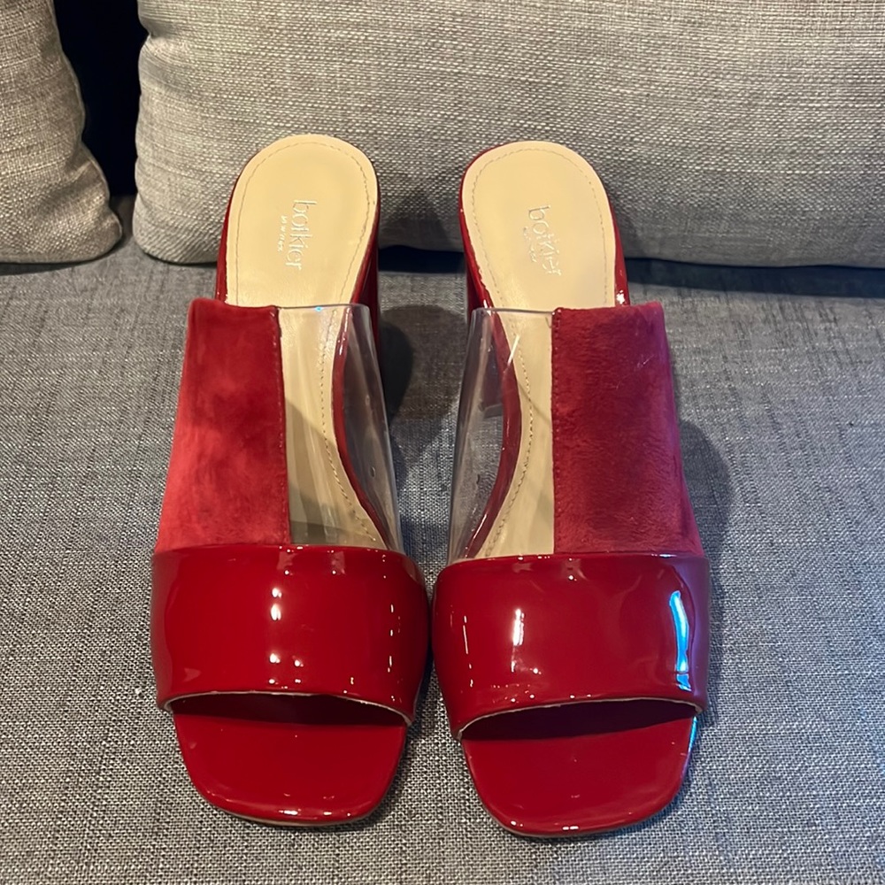 Botkier Rialto Block Heel Slide Sandal. Size 8